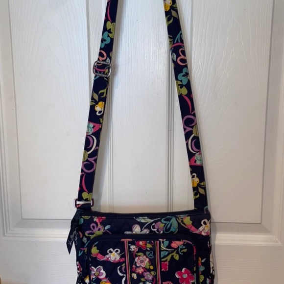 vera bradley cross body bag ribbons - Picture 2 of 4